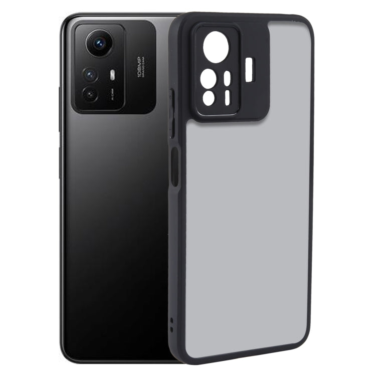 For Xiaomi Redmi Note 12S 4G Fine Pore Matte Black TPU + PC Phone Case