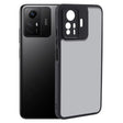 For Xiaomi Redmi Note 12S 4G Fine Pore Matte Black TPU + PC Phone Case - Xiaomi Cases by PMC TechLife | Online Shopping South Africa | PMC TechLife | Buy Now Pay Later Mobicred
