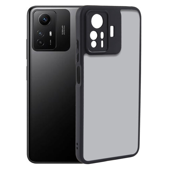 For Xiaomi Redmi Note 12S 4G Fine Pore Matte Black TPU + PC Phone Case