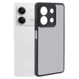 For Xiaomi Redmi Note 13 Fine Pore Matte Black TPU + PC Phone Case - Note 13 Cases by PMC TechLife | Online Shopping South Africa | PMC TechLife | Buy Now Pay Later Mobicred