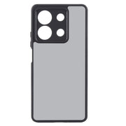 For Xiaomi Redmi Note 13 Fine Pore Matte Black TPU + PC Phone Case