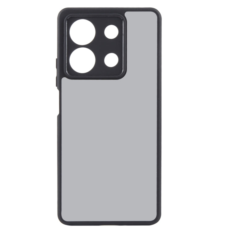For Xiaomi Redmi Note 13 Fine Pore Matte Black TPU + PC Phone Case