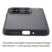 For Xiaomi Redmi Note 13 Fine Pore Matte Black TPU + PC Phone Case