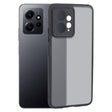For Xiaomi Redmi Note 12 4G Fine Pore Matte Black TPU + PC Phone Case - Xiaomi Cases by PMC TechLife | Online Shopping South Africa | PMC TechLife | Buy Now Pay Later Mobicred
