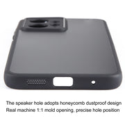 For Xiaomi Redmi Note 12 4G Fine Pore Matte Black TPU + PC Phone Case