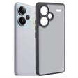 For Xiaomi Redmi Note 13 Pro+ Fine Pore Matte Black TPU + PC Phone Case - Note 13 Pro+ Cases by PMC TechLife | Online Shopping South Africa | PMC TechLife | Buy Now Pay Later Mobicred