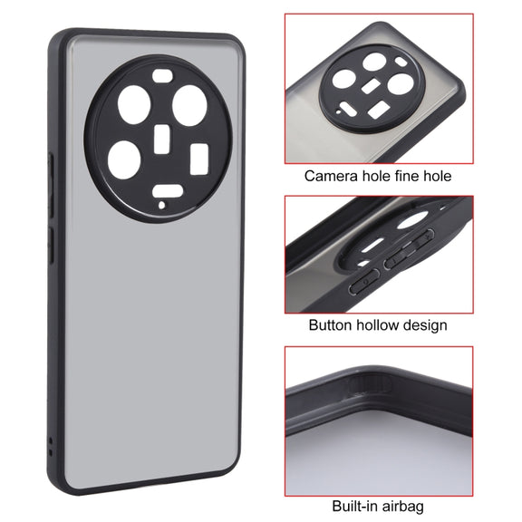 For Xiaomi 13 Ultra Fine Pore Matte Black TPU + PC Phone Case