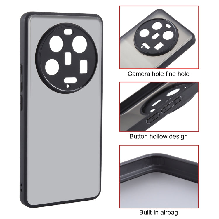 For Xiaomi 13 Ultra Fine Pore Matte Black TPU + PC Phone Case