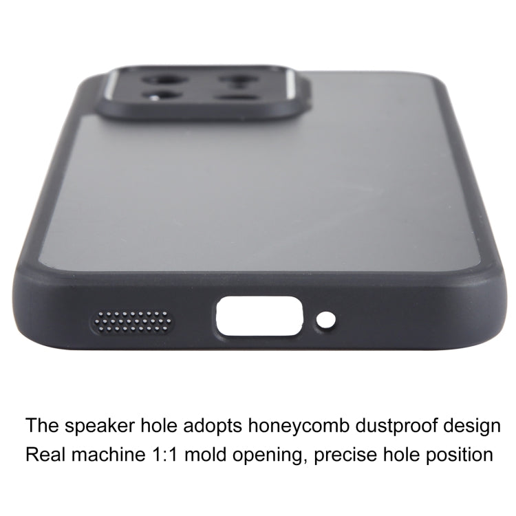 For Xiaomi 13 Fine Pore Matte Black TPU + PC Phone Case