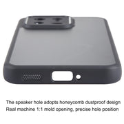 For Xiaomi 13 Fine Pore Matte Black TPU + PC Phone Case