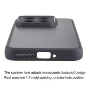 For Xiaomi 14 Fine Pore Matte Black TPU + PC Phone Case