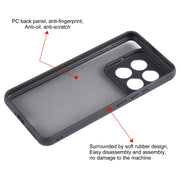 For Xiaomi 14 Pro Fine Pore Matte Black TPU + PC Phone Case