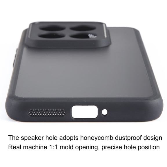 For Xiaomi 14 Pro Fine Pore Matte Black TPU + PC Phone Case