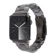 For Apple Watch Series 2 38mm Three-Bead Stainless Steel Watch Band(Gun Color) - free shipping - PMC TechLife - Order now!