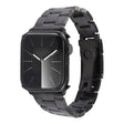 For Apple Watch 38mm Three-Bead Stainless Steel Watch Band(Black) - free shipping - PMC TechLife - Order now!