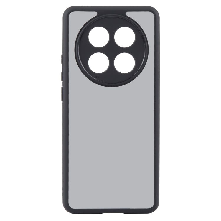 For OPPO A2 Pro Fine Pore Matte Black TPU + PC Phone Case