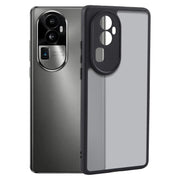 For OPPO Reno10 Pro+ Fine Pore Matte Black TPU + PC Phone Case