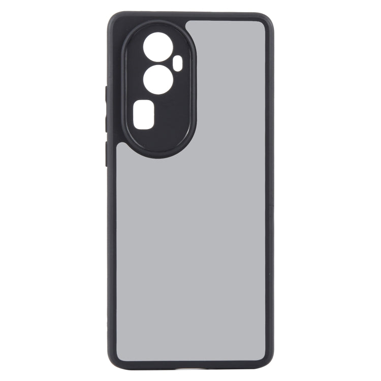 For OPPO Reno10 Pro+ Fine Pore Matte Black TPU + PC Phone Case