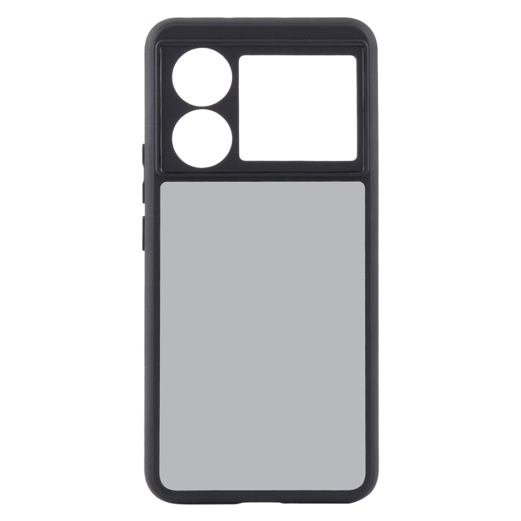 For Realme GT5 Matte Black TPU + PC Phone Case