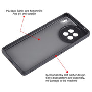 For vivo X90 Fine Pore Matte Black TPU + PC Phone Case
