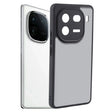 For vivo iQOO 12 Fine Pore Matte Black TPU + PC Phone Case - iQOO 12 Cases by PMC TechLife | Online Shopping South Africa | PMC TechLife | Buy Now Pay Later Mobicred