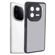 For vivo iQOO 12 Fine Pore Matte Black TPU + PC Phone Case