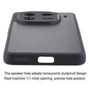 For vivo iQOO 12 Fine Pore Matte Black TPU + PC Phone Case