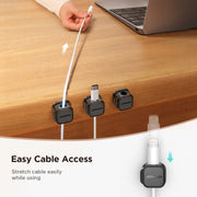 JOYROOM JR-ZS368 Magnetic Data Cable Organizing Bracket(Black)
