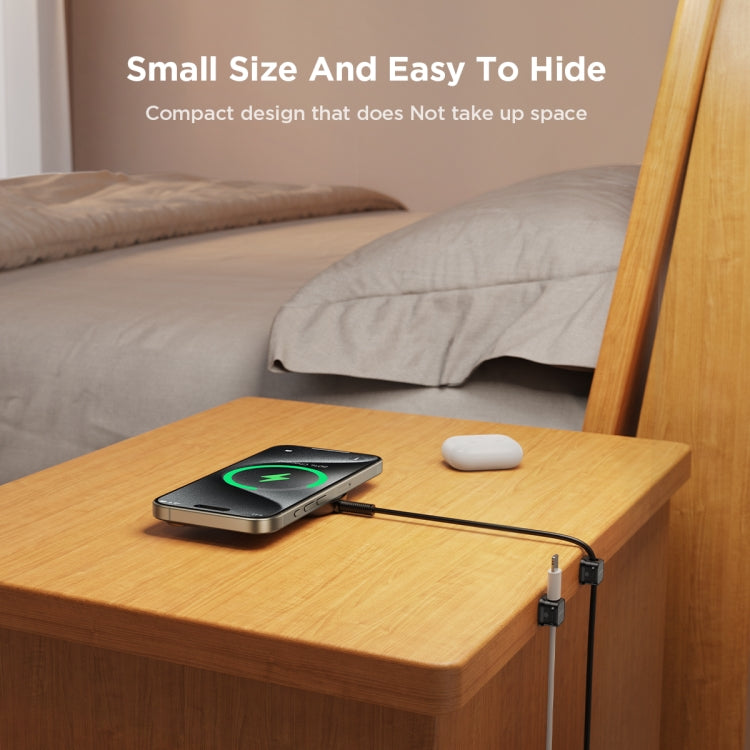 JOYROOM JR-ZS368 Magnetic Data Cable Organizing Bracket(Black)