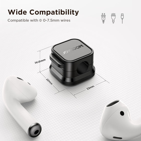 JOYROOM JR-ZS368 Magnetic Data Cable Organizing Bracket(Black)