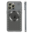For iPhone 13 Pro Spring Buckle MagSafe Magnetic Metal Aromatherapy Phone Case(Black) - iPhone 13 Pro Cases by PMC TechLife | Online Shopping South Africa | PMC TechLife