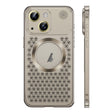 For iPhone 14 Spring Buckle MagSafe Magnetic Metal Aromatherapy Phone Case(Grey) - free shipping - PMc TechLife - Order now!
