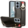 For Motorola Moto G Power 2024 Wristband Leather Back Phone Case(Black) - Motorola Cases by PMC Jewellery | Online Shopping South Africa | PMC Jewellery | Buy Now Pay Later Mobicred