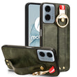 For Motorola Moto G 5G 2024 Wristband Leather Back Phone Case(Green) - Motorola Cases by PMC Jewellery | Online Shopping South Africa | PMC Jewellery | Buy Now Pay Later Mobicred