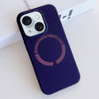 For iPhone 15 Plus MagSafe Magnetic Liquid Silicone Phone Case(Dark Purple) - iPhone 15 Plus Cases by PMC TechLife | Online Shopping South Africa | PMC TechLife