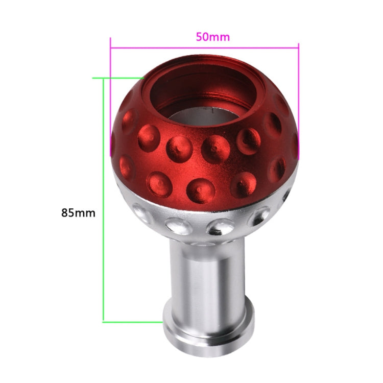 Car Modified Metal Gear Stick Shift Knob Universal Gear Head(Silver)