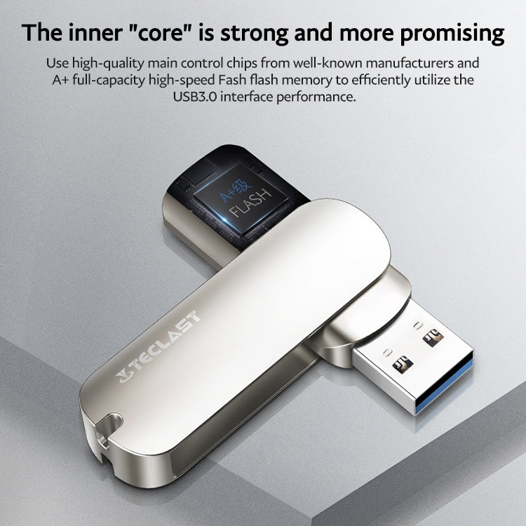Teclast Leishen Plus Series USB3.0 Twister Flash Drive, Memory:32GB(Silver)