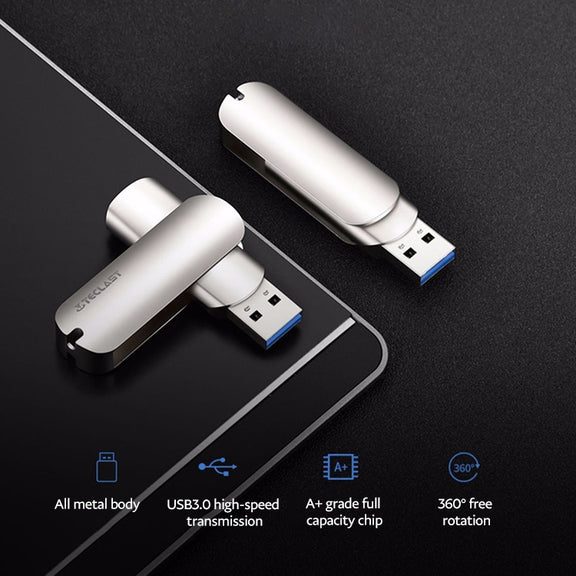 Teclast Leishen Plus Series USB3.0 Twister Flash Drive, Memory:64GB(Silver)
