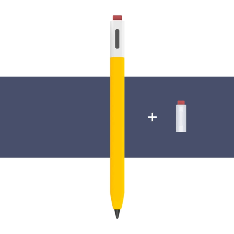 For Xiaomi Inspiration Stylus 1st LOVE MEI Retro Style Silicone Protective Pen Case(Yellow)