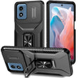 For Motorola Moto G Play 2024 Sliding Camshield Holder Phone Case(Black) - Motorola Cases by PMC Jewellery | Online Shopping South Africa | PMC Jewellery | Buy Now Pay Later Mobicred