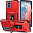 For Motorola Moto G Play 2024 Sliding Camshield Holder Phone Case(Red) - free shipping - PMC Jewellery - Order now!