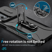 For Motorola Moto G Stylus 2024 Sliding Camshield Holder Phone Case(Black)