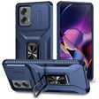 For Motorola Moto G Stylus 2024 Sliding Camshield Holder Phone Case(Blue) - Motorola Cases by PMC Jewellery | Online Shopping South Africa | PMC Jewellery | Buy Now Pay Later Mobicred