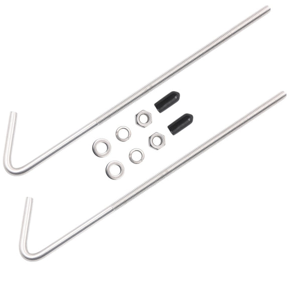 LS05 10 inch Car Battery Fixing Stainless Steel Bracket Bolt Kit