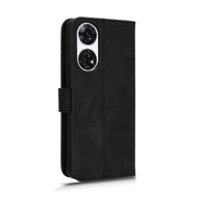 For ZTE Anshin Family Skin Feel Magnetic Flip Leather Phone Case(Black)