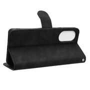 For ZTE Anshin Family Skin Feel Magnetic Flip Leather Phone Case(Black)