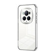 For Honor Magic6 Pro Transparent Plating Fine Hole Phone Case(Silver) - Honor Cases by PMC Jewellery | Online Shopping South Africa | PMC Jewellery | Buy Now Pay Later Mobicred