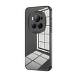 For Honor Magic6 Pro Transparent Plating Fine Hole Phone Case(Black) - Honor Cases by PMC Jewellery | Online Shopping South Africa | PMC Jewellery | Buy Now Pay Later Mobicred