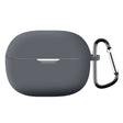 For Redmi Buds 5 Pro Silicone Earphone Protective Case(Grey) - Xiaomi Earphone Case by PMC Jewellery | Online Shopping South Africa | PMC Jewellery | Buy Now Pay Later Mobicred