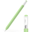 For Apple Pencil (USB-C) Transparent Jelly Stylus Protective Cover(Matcha Green) - Pencil Accessories by PMC Jewellery | Online Shopping South Africa | PMC Jewellery | Buy Now Pay Later Mobicred